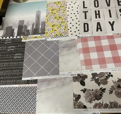 Scrapbook Paper 8 Lbs Over 180 12″ x 12″ Sheets Magnolia Jane, Stampin Up