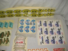 large sticker lot Asian Oriental new stickers mixed mix 100+ script text logo