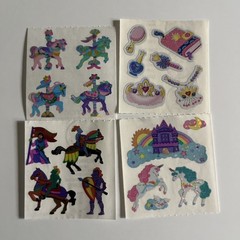 Sandylion prisma foil Unicorns Knights Princess 4 mods Castle Cute Vintage
