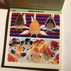PRE-SALE Uozura Fish Heads Stickers book 274 Japanese stickers