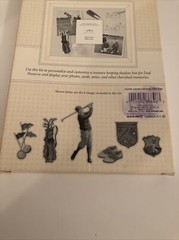 Golf Scrapbook Theme Craft Shadow Box Kit Cards Hallmark Signature NIB