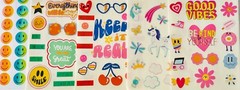 Vintage Retro Aesthetic Stickers NOSTALGIC Good Vibes y2k 90s 80s – 15pk bundle