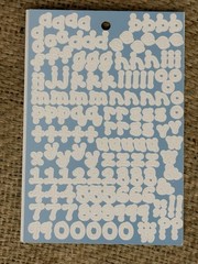 Cloud 9 Design Provo Craft Colorbok Cardstock Letter Number Stickers Lot 42-1513