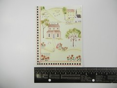 Country Side House Flowers Birdhouses Religious Sticker Sheet