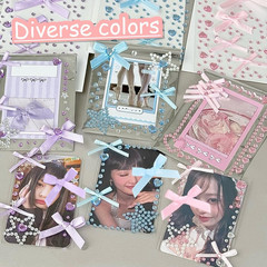 3 Sheets Love Heart Bow Face Gems Pink Blue Purple Glitter Gem Stickers Face Jew