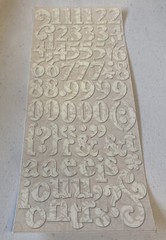 Alphabet And Number Stickers