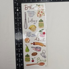 American Traditional Designs Stickers Kitchen Summer Sizzle Food Phrases Lot