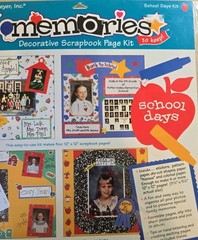 Vintage Frances Meyer Inc Memories Scrapbooking Kit Halloween XMas School