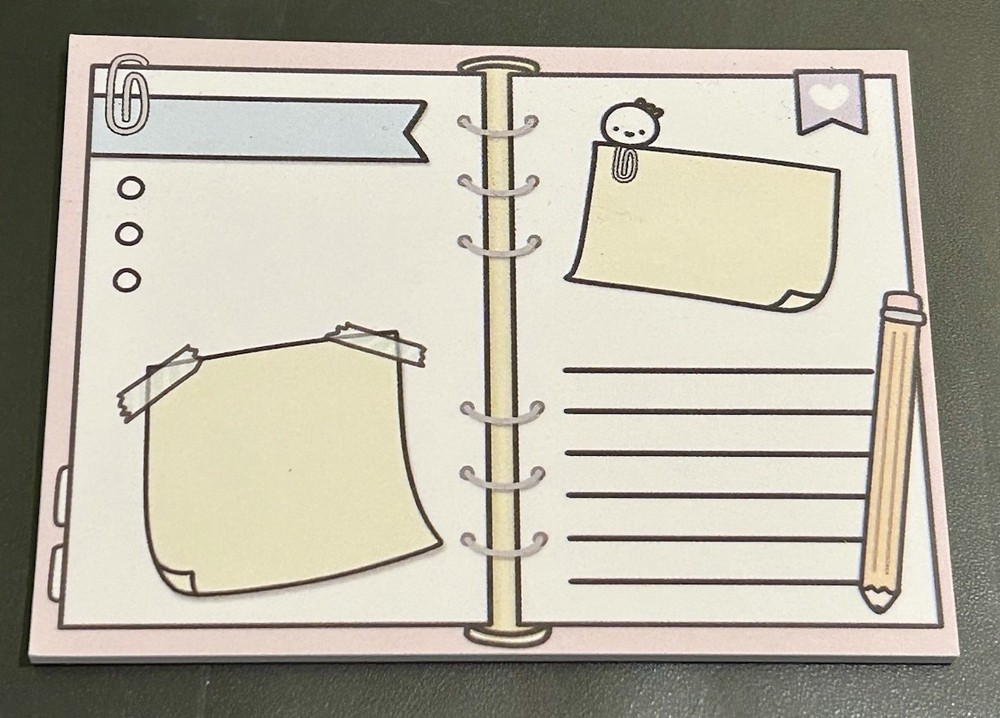 New OMWL Sticky Notes Notepad Once More With Love g