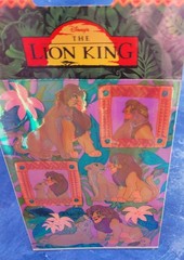 Vintage Disney The Lion King Sandylion Sticker Book Mother of Pearl Stickers NEW