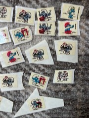 Vintage Rare Smurf Sticker LOT 1980s-1990’s Scrapbook