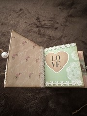 Handmade Junk Journal Mini Brown “Enjoy Your Life” #0774