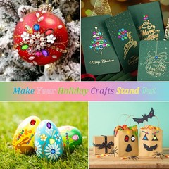 1782pcs Gems Stickers, Self Adhesive for Crafts Bling Multicolour
