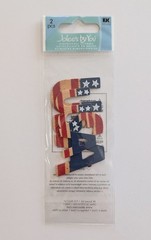 Jolee’s Patriotic USA Words July 4th Mini Pack Of Scrapbooking Embellishments