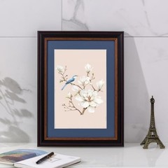 Vintage Rub on Transfers 3 Sheets Magnolia Flowers Birds Furniture DIY Craft