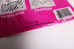 New Vintage 80’s Chocolate Sweet Scents Scratch ‘n’ Sniff Stickers Valentines