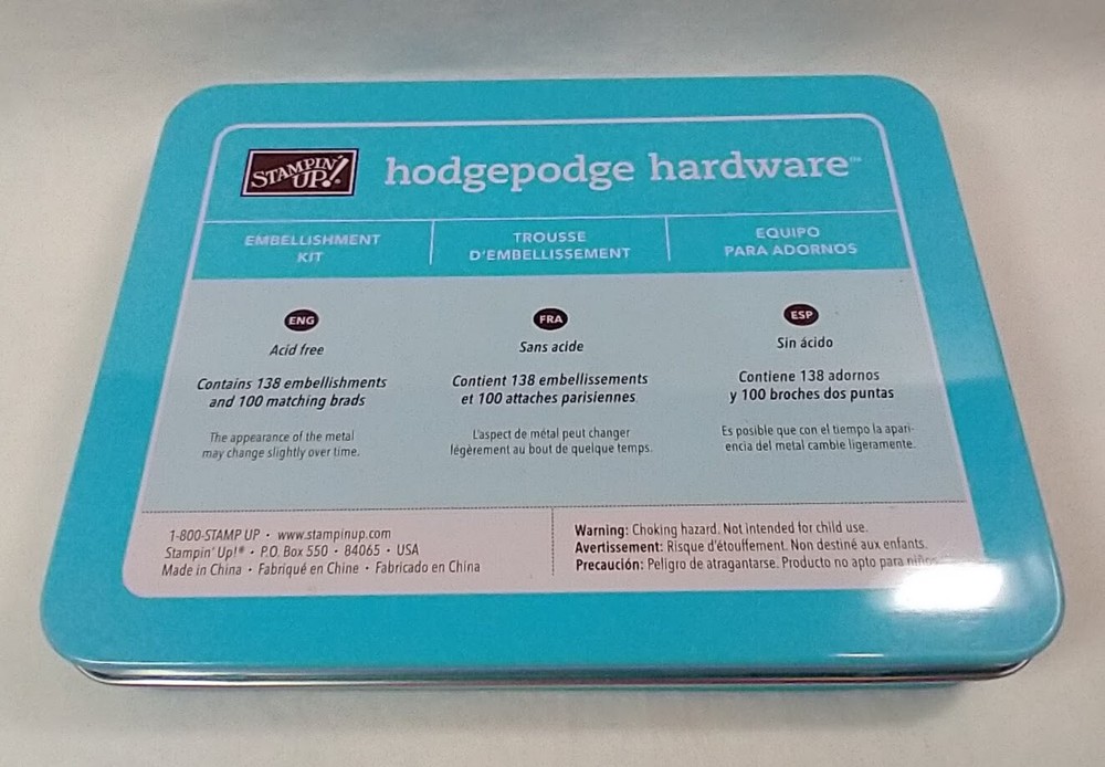 Stampin Up – Hodgepodge Hardware – Aged Copper – NEW