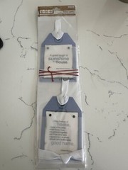 Colorbok Kolette Blue Pocket Quotes 2 PC Childhood Home Scrapbooking Crafts