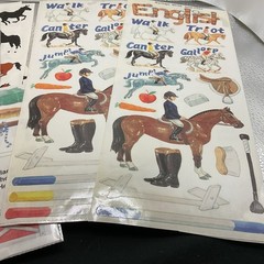 Equestrian & Horse Themed stickers Scrapbooking And Paper Crafts