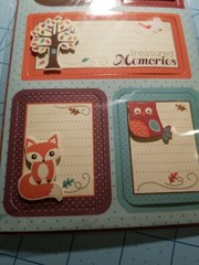 Imaginisce Brand:Scrapbooking Thanksgiving 2 Sticker Stackers & 1 Chipboard, NEW