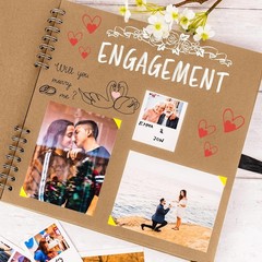 Charming 11×11 Scrapbook with Hard Cover – A Perfect Gift for Any Occasion