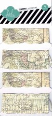 Heidi Swapp, Paper Ribbon, Destinations, Fringe, Embellishments, Trimmings, Map