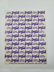 Vintage Lisa Frank Sticker Sheet Lipstick Sunglasses Heels S125 1990s 4.5×6″