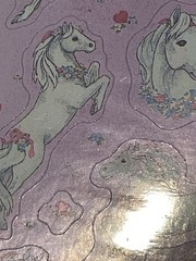 Vintage Hallmark Beautiful Horses Pony Stickers 4 Sheets NIP NOS