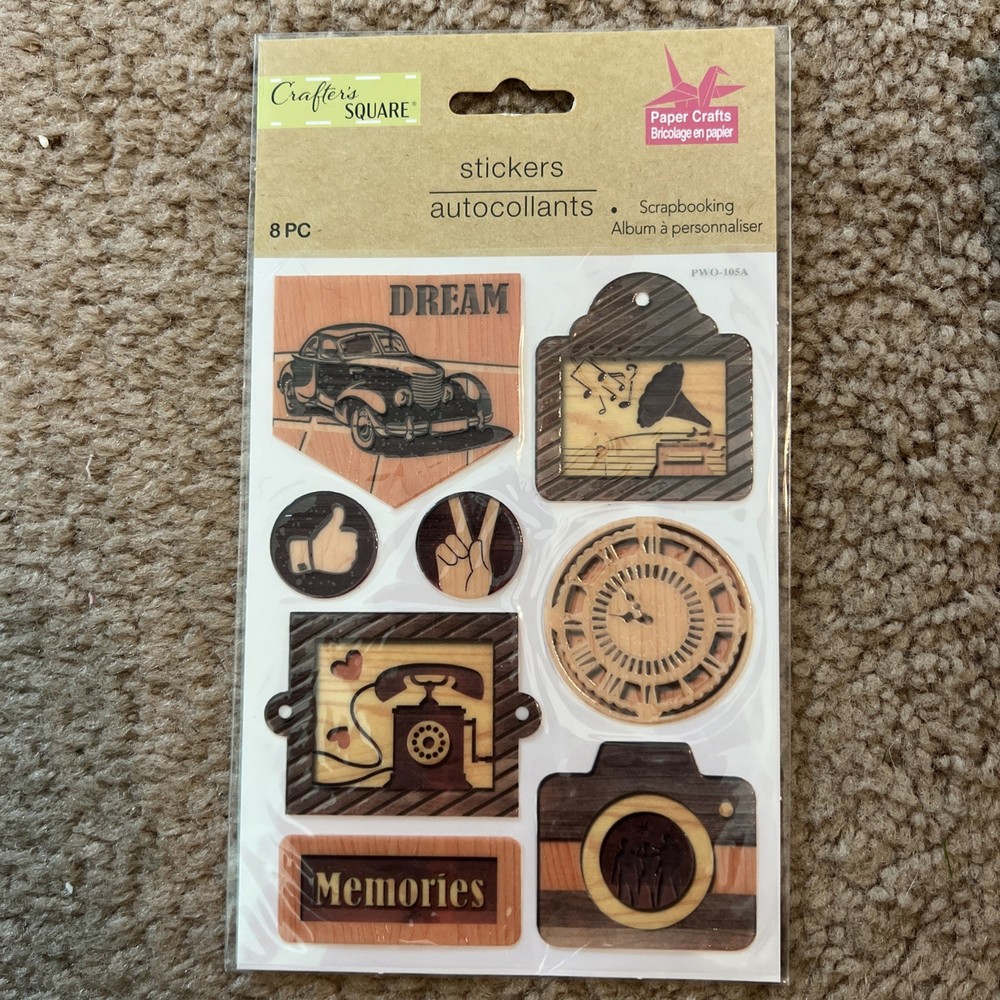 *Crafter’s square Stickers Textured Heritage