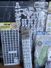 *Bulk* Alphabet Letters And Numbers For Scrapbooking, Posters, D.I.Y, Projects