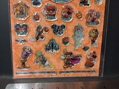 Disney Epoxy Prism Sticker Sheet Pack TOKYO DISNEYLAND DISNEYSEA JAPAN Halloween