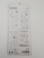 BGM IRIDE Sticker Sheet Set of 5 Aurora Foil PET Journal Scrapbook Japan