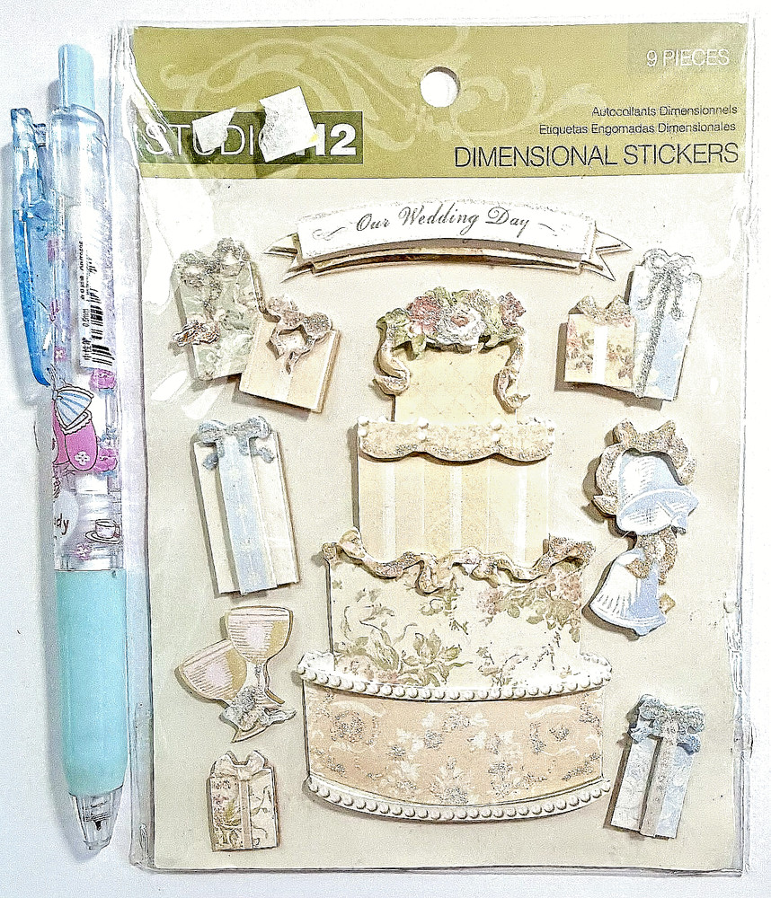 Wedding Stickers Scrapbooking Card Journal Planner Studio112