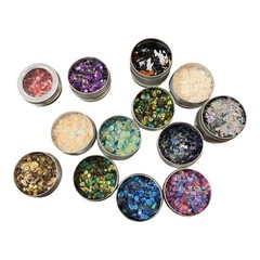 28 Lilac Lane Sequin Mix Lot | Craft Embellishments in Metal Tins | Barely Used