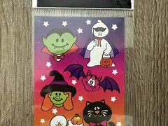Vintage Y2K Halloween Sticker Sheet New Ghost Frankenstein Pumpkin