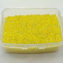 4000 Pcs Glass Beads 2mm(10/0) Transparent AB + Storage Box Colour Choice