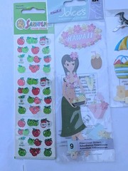 Sticker Lot Arts And Crafts Fish Beach Sports Flowers Hawaii Butterflies