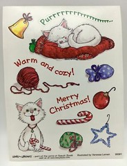 Suzy’s Zoo Stickers 25 Sheets Merry Christmas Cat Kitten Warm Cozy