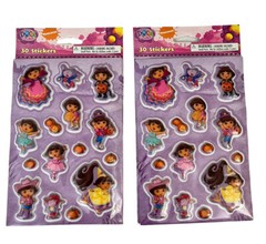 2 Dora The Explorer Puffy Sticker Sheets 2008 Stickety Doo Da Halloween Pumpkins