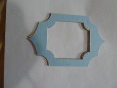 «Wall» style Scrapbooking frames set of 5 in 5 pastel colors