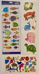 Large Lot Of Sea Life Ocean Animals Stickers! Jolee’s Boutique Recollections Etc