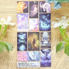 Stickii – Celestial Creatures Stickers – Fantasy Sticker Sheet – Crafts Journals