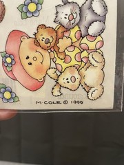 Vintage 1999 Scrapbook Sticker Lot Grandma Grandpa Baby Bears Memory Planning