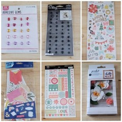 Various Brands SCRAPBOOK ACCESSORIES Embellishments YOU CHOOSE Lot of 3 Packs