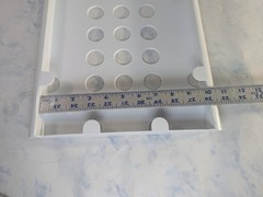 Vintage Black White Letraset Hard Case (only) for Dry-Transfer Lettering