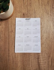 2023, 2024, or 2025 Year At A Glance Calendar Stickers for Planners and Journals