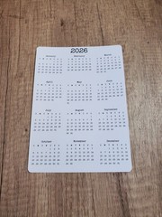 2023, 2024, or 2025 Year At A Glance Calendar Stickers for Planners and Journals