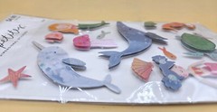 Paper Studio 2020 La Petites 3D Dimensional Stickers UNDER THE OCEAN, NEW