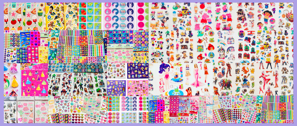 399 Huge Surprise Sticker Lot by Sandylion Recollections American Crafts Eureka