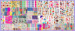 399 Huge Surprise Sticker Lot by Sandylion Recollections American Crafts Eureka